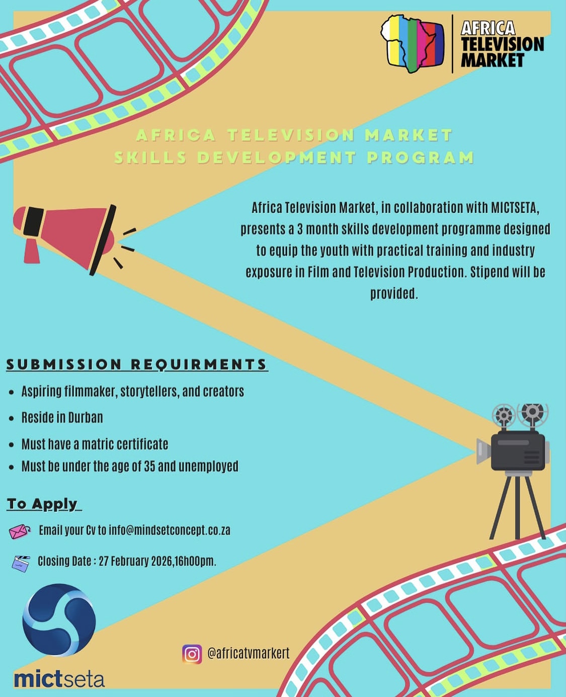 Africa Television Market Skills Development Program Poster